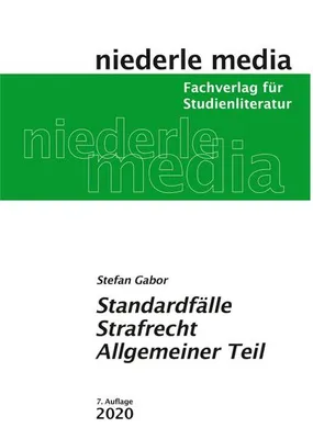 Obrázek produktu pro Standardfälle Strafrecht Allgemeiner Teil