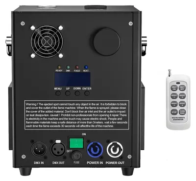 Produktbild von Kaltfunkenmaschine - Bühneneffektgerät - 750 W - DMX-Steuerung - Kabellose Fernbedienung - EU-Stecker - 90–240 V