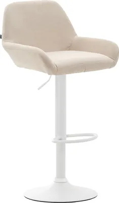 Produktbild von Barhocker HLO-CP8 Stoff weiß  creme