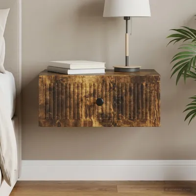 Immagine prodotto di vidaXL Comodino in rovere affumicato 49 x 34,5 x 20 cm in materiale derivato dal legno