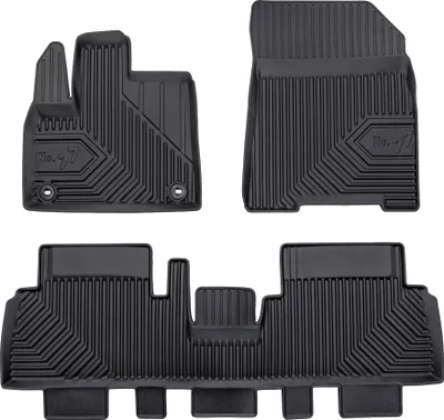 Immagine prodotto di Tappetini in gomma No.77 per Fiat E-Doblo 2022-2025 TPE gomma nera 3 pz
