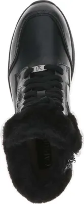 Obrázek produktu pro Caprice dámské kotníkové boty se šněrováním kožené ozdobné zipy 9-26105-43, velikost:42 EU, barva:Black