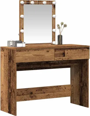 Obrázok produktu pre vidaXL Toaletný stolík z regenerovaného dreva 100 x 40 x 130 cm materiál na báze dreva