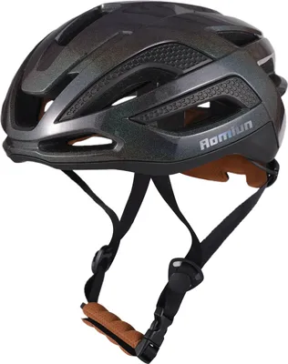 Produktbild von Fahrradhelme fuer Erwachsene, Helme fuer Elektroroller, aerodynamischer Schutzhelm mit verstellbarer Innenausstattung, leichte PC-Schale, pferdeschwanzfreundliches Design