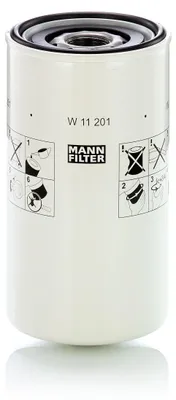 Produktbild von Original MANN-FILTER Filter Arbeitshydraulik W 11 201