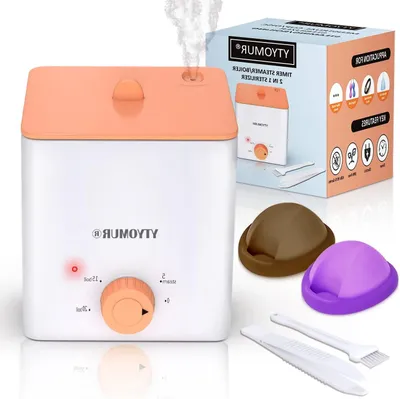 Productafbeelding van Menstruele cup sterilisator met herbruikbare menstruatieschijven - Hygiënische oplossing voor vrouwelijke zorg