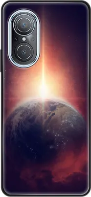 Produktbild von König Design Hülle kompatibel mit Huawei nova 9 SE Kunststoff Soft Handyhülle - Handy Case Unsere Erde