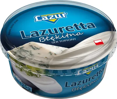 Zdjęcie produktu dla Ser topiony Lazuretta Błękitna 125 g