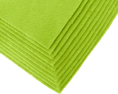 Produktbild von Bastelfilz Bögen 10er-Pack flex Filz A4, Stärke 1,5-2mm, Filzplatte, 50 Farben
