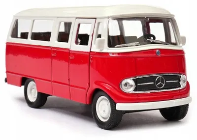 Produktbild von Welly Mercedes-Benz L319 Modellauto rot 1:32