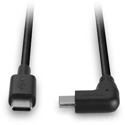 Produktbild von Lindy 32005, 1 m, USB C, USB C, USB 2.0, Schwarz