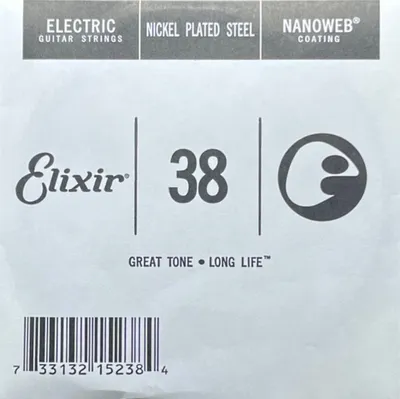 Produktbild von Elixir 15238 Nanoweb Nickel - Einzelsaite 038