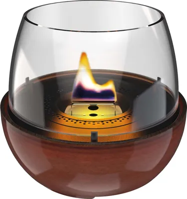 Produktbild von Tenderflame - Tulip 18 Reactive Glaze Tischkerze, nachfüllbar, Bernstein