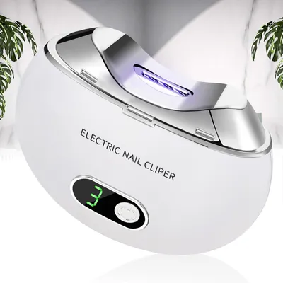 Produktbild von Automatischer elektrischer Nagelknipser, Nagelschneider Maniküre, 2-in-1 Elektrischer Nagelknipser und -polierer, Leise, 3 Geschwindigkeitsstufen