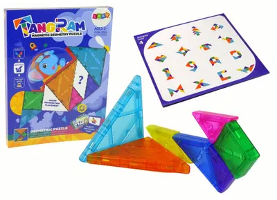 Immagine prodotto di Puzzle Tangram 7 blocchi magnetici