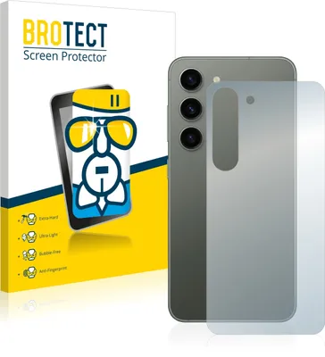 Produktbild von BROTECT Schutzglas für Samsung Galaxy S23 Plus (Rückseite) Schutzfolie Panzer Folie Glas Display Schutz klar