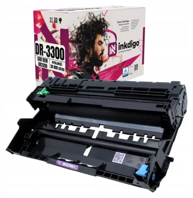 Produktbild von Inkdigo Bildtrommel DR3300 für Brother DCP-8110DN, DCP-8155DN, DCP-8250DN, HL-5440D – Schwarz, 30000 Seiten,