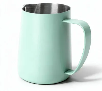Milchaufschäumkanne 480 ml Edelstahl – Espresso-Milchkännchen