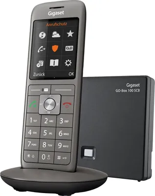 Produktbild von Gigaset CL690A SCB Analog/DECT/VoIP Telefon + Anrufbeantworter anthrazit