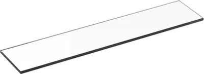 Image de KEUCO PLAN Cristallin-plaque en verre mat en bas, 550x120mm, 14910005500
