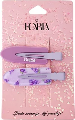 Image de Carla Benyaminat set de pinces à cheveux violet Taille unique