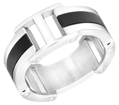 Produktbild von s.Oliver Jewel Herren Ring Edelstahl bicolor 203580, Ringgröße:60 (19.1 mm Ø)