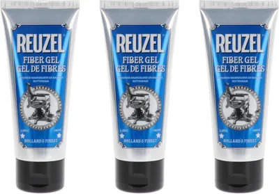 Produktbild von Reuzel Haargel Starker Halt, wasserbasiert, mattes Finish, alkoholfrei, 3x100 ml
