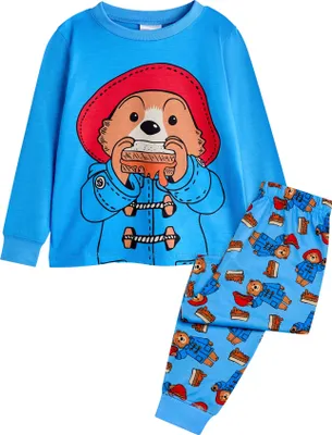 Obrázok produktu pre Medveď Paddington - detské pyžamo s dlhými nohavicami NS8673 (104) (modré)