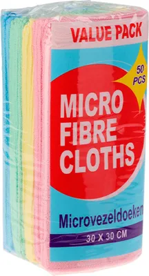 Obrázek produktu pro Utěrka z mikrovlákna sada 50 ks 30x30 cm