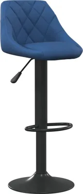 Produktbild von vidaXL Barhocker Blau Samt
