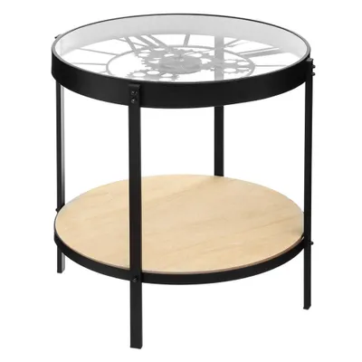 Produktbild von Eazy Living Beistelltisch Ø 51 cm Horloge Schwarz