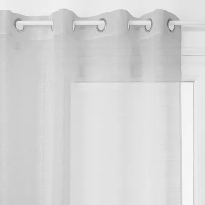 Produktbild von Deko Fenstervorhang Leinen 140x240cm pfirsichfarben