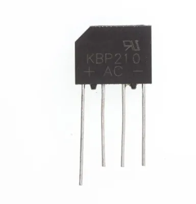 10 Stück KBP210 Brückengleichrichter 2A 1000V Einphasendiode