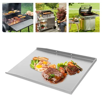 Zdjęcie produktu dla Grill ze stali nierdzewnej 48*34cm uniwersalna taca do grillowania Grill patelnia Akcesoria do grillowania