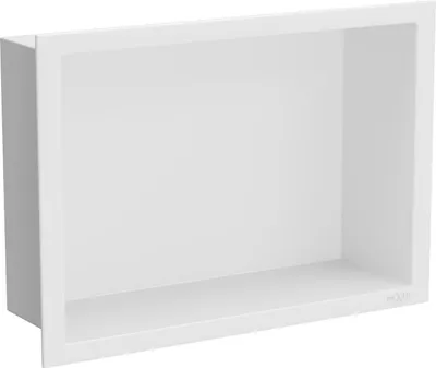 Produktbild von Mexen X-Wall-R Nischenablage mit Flansch 30 x 20 cm, weiß - 1920302010