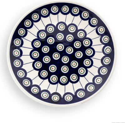 Produktbild von Original Bunzlauer Keramik Teller Ø19,5 cm Frühstücksteller Speiseteller Essteller Kuchenteller flach im Design 8