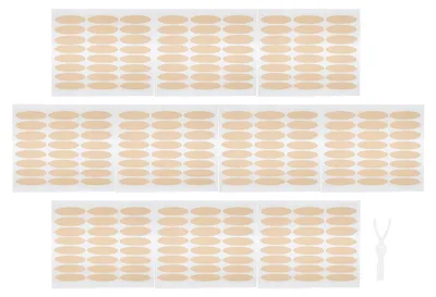 Produktbild von 240 Paar doppelte Augenlidaufkleber, selbstklebende, breite Klebebandbänder, Hebestreifen, Augenwerkzeuge