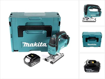 Produktbild von Makita DJV 182 G1J Akku Pendelhubstichsäge 18V Brushless + 1x Akku 6,0Ah + Makpac - ohne Ladegerät
