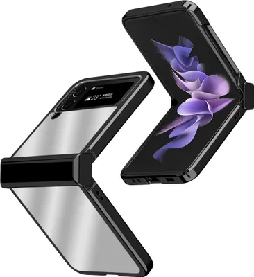 Obrázok produktu pre Pre Samsung Galaxy Z Flip4 5G Galvanické puzdro na mobilný telefón Puzdro Black