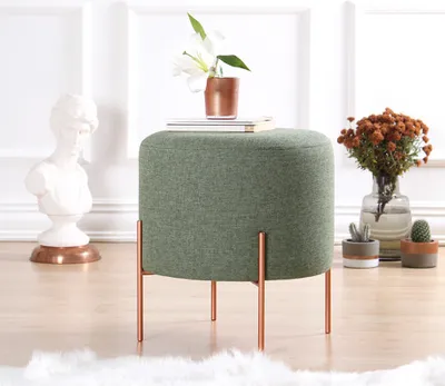 Obrázek produktu pro Hanah Home, Copper- FLF1172, Zelená, Klasický pytel na fazole, 50 % bavlna / 50 % len