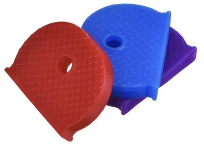 Immagine prodotto di Portachiavi - Custodie per chiavi - Confezione da 3 pezzi - Identificazione chiavi - Portachiavi - Custodia per chiavi - Silicone - Protezione per chiavi - Custodia protettiva per chiavi - Colori assortiti - CHPN