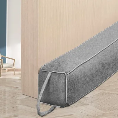 Image de Bas de porte - 87 cm - Gris - Pour portes et fenêtres