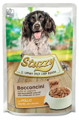 Produktbild von STUZZY CHUNKS Nassfutter für Hunde Huhn 100g