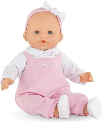 Produktbild von Corolle Grand Poupon Lise Puppe, 36cm, Weichkörper, Schlafaugen, Vanilleduft, Ab 2 Jahren, Mixte