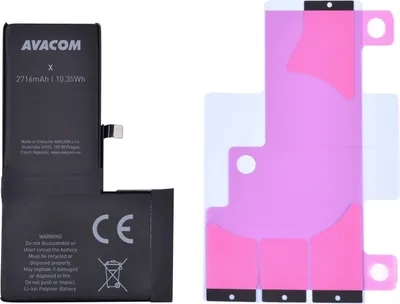 Obrázok produktu pre Avacom batéria pre Apple iPhone X - Li-Ion 3,81 V 2716mAh (náhrada 616-00346)