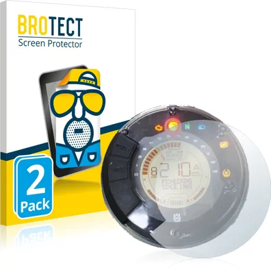Produktbild von 2x BROTECT Schutzfolie für Husqvarna Vitpilen 701 Tachoanzeige Displayschutz Displayschutzfolie Folie Matt Entspiegelungsfolie