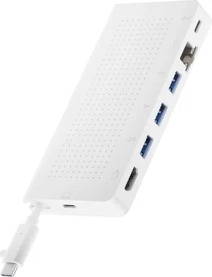 Image de Twelve South StayGo Hub USB-C - Plug & Play, sans logiciel - Coque en aluminium, gestion optimale de température - Connectivité étendue, port HDMI 4K, USB A 3.0, Ethernet Gigabit