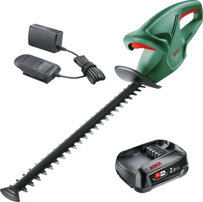 Zdjęcie produktu dla Bosch EasyHedgeCut 18-45, 45 cm, Podwójne ostrze, 1,5 cm, 2400 RPM, Czarny, Zielony, 2,5 m/s²