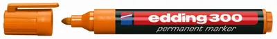Produktbild von Edding 300 Permanentmarker Orange - robuste Schreibspitze