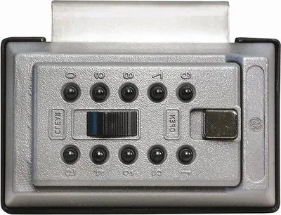 Produktbild von Famanu Schlüsselbox mit Druckknopfcombinationsschloss - Schwarz